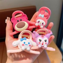 SS5176 SET 4 KẸP TÓC CÀNG CUA CHO BÉ HÌNH GẤU DÂU CUTE