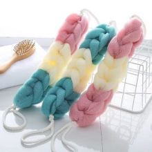 SS8061 Bông tắm dài, dây tắm lưới chà lưng, tẩy da chết mềm mại